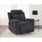 Kennett Chenille Upholstered Power Recliner Chair Dark Grey-1056071382
