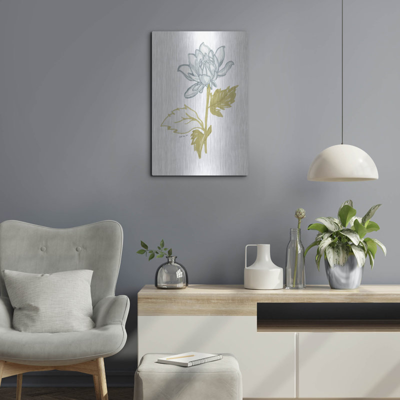 «Countryside Bloom 1» par Stellar Design Studio, art mural en métal, 16 po x 24 po, H 24 po x l 16 po