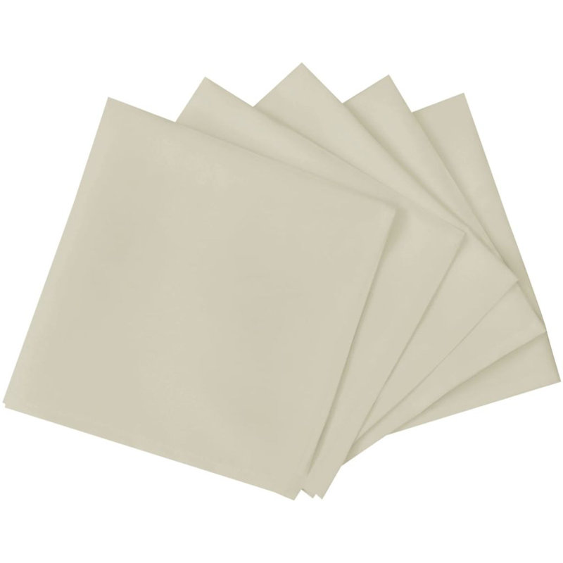 Solid Colour Rectangle Napkin, Cream