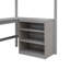 Lit mezzanine avec tablettes et bureau-463224856