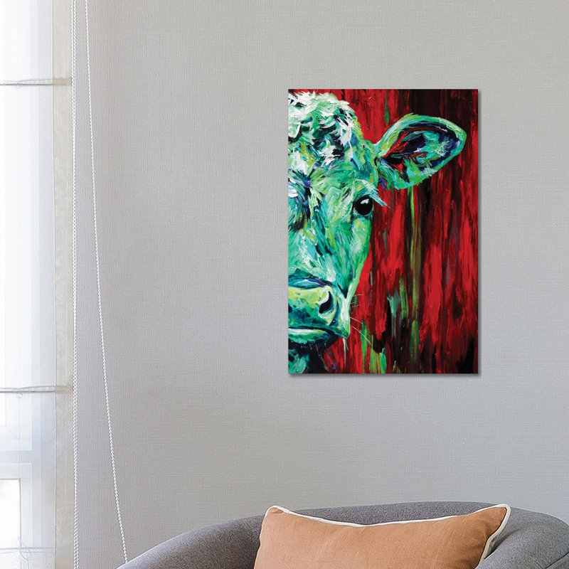 Cow II by Lindsey Dahl - Wrapped Canvas Gallery-Wrapped Canvas Giclée, 66.04cm H x 45.72cm W