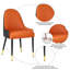 Chaise parsons rembourrée Canalou-1909028357