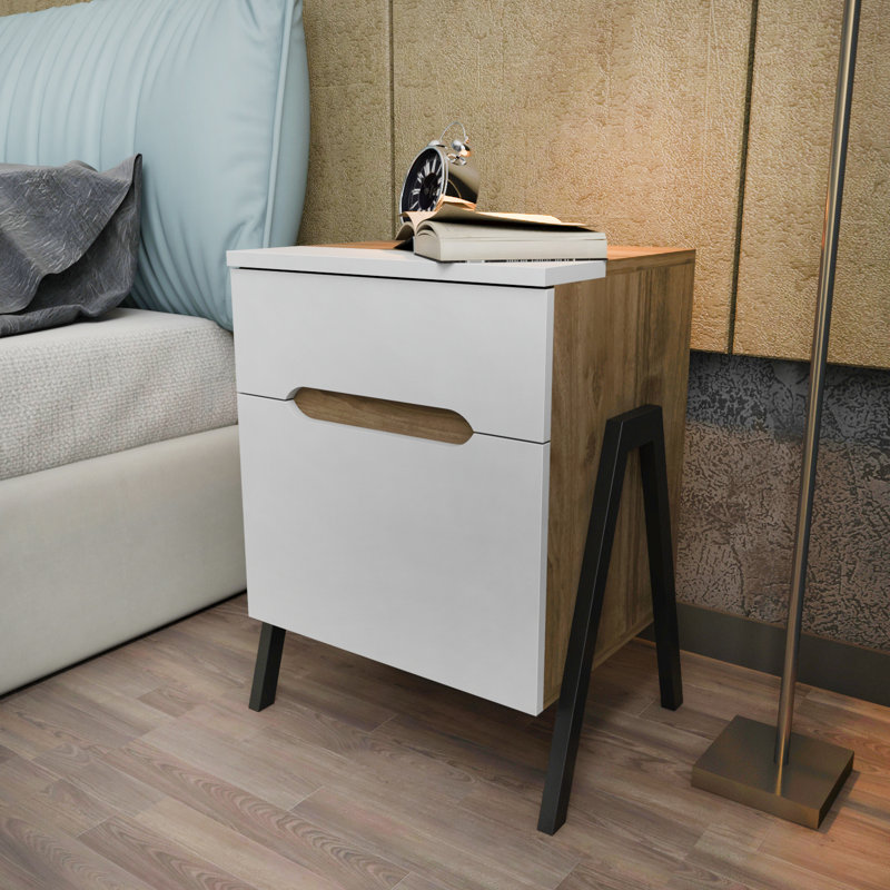 Arsenovic 45cm W Bedside Table