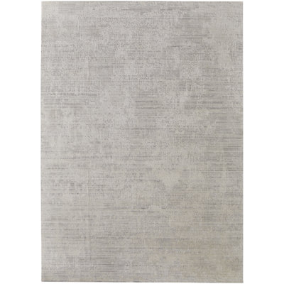 Eastfield Wool Abstract Area Rug in Ivory