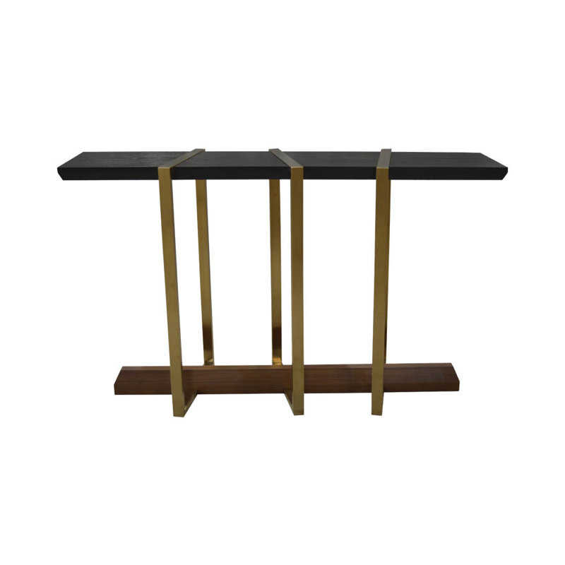 Aliyah-May 115cm Solid Wood Top Console Table