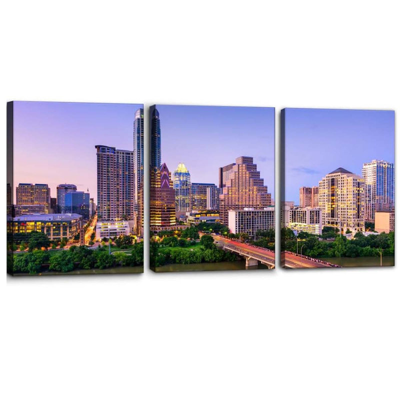 3 Piece Wrapped Canvas Wall Art