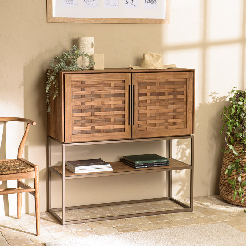 Leopoldeen 105.5cm Solid Wood Sideboard