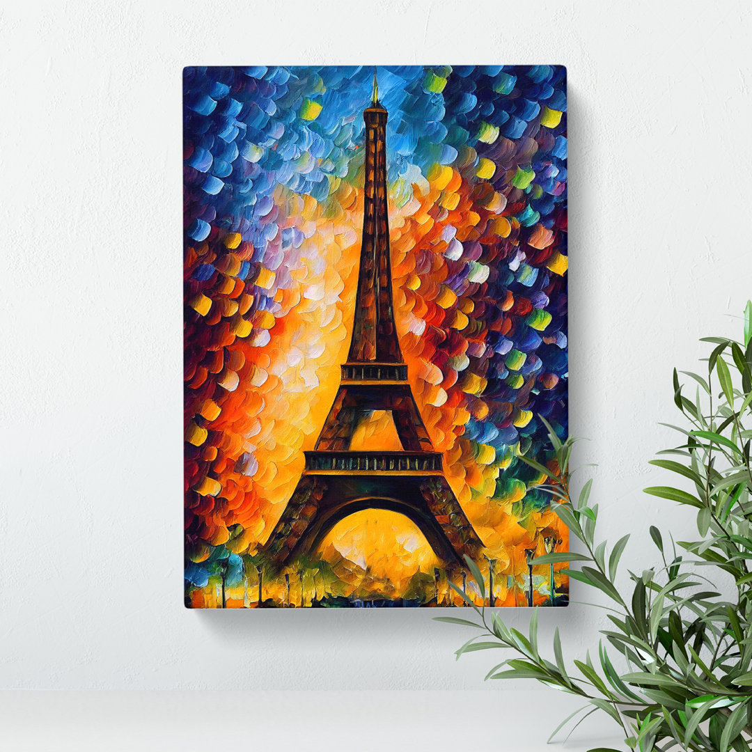 Eiffel Tower in Paris No.2 - Wrapped Canvas Graphic Art