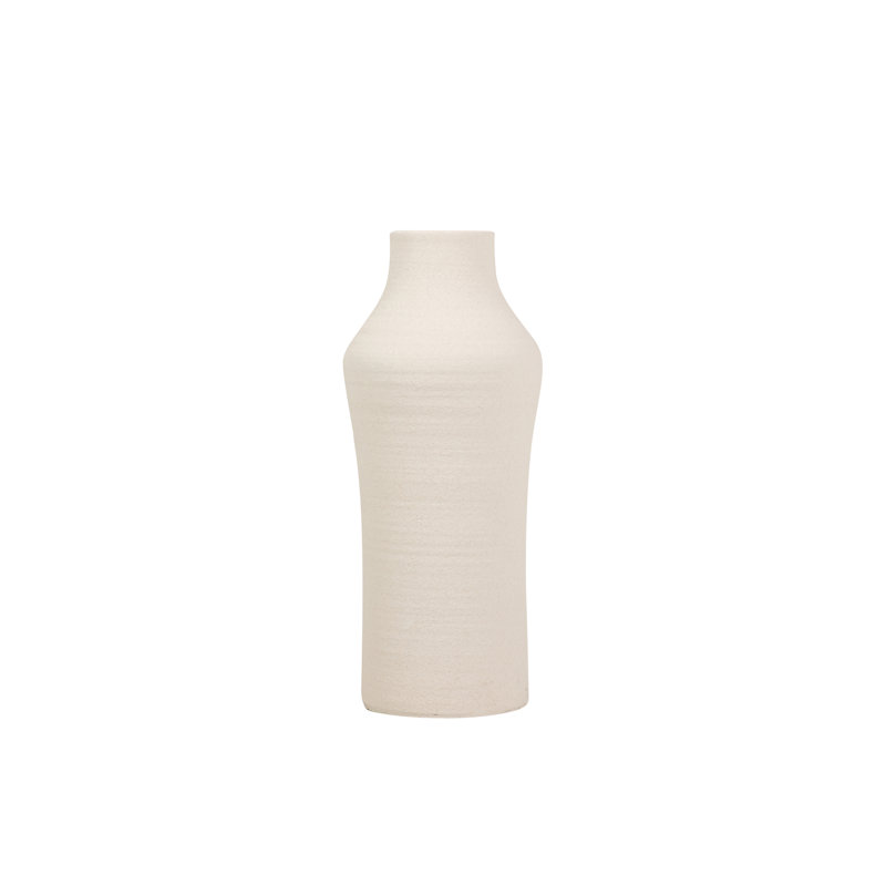 CERAMIC VASE 25X25x60 CM, Beige