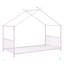 Lit plateforme simple en métal-865431414