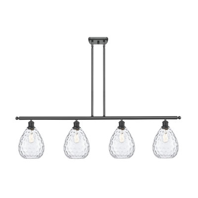 Luminaire suspendu pour îlot de cuisine 4 lumières Jaron