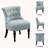 24.4 " Wide Tufted Chenille Accent Side Chair (Set of 2)-206381006