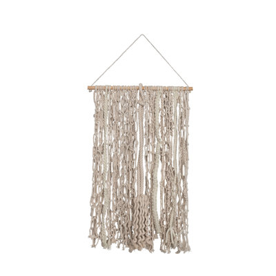 28 Inches Cotton Macramé Wall Hanging