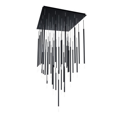 Viggo Square 41 - Light Black LED Cluster Pendant