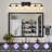 Brackenley 6 - Light Dimmable Vanity Light With Hand Blown Glass Globe Shade-339236627-346933144