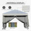 Pavillon de jardin portatif 10 'X 10'