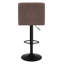 Deristin Swivel Upholstered Adjustable Height Counter Stool with Metal Frame-1711429614
