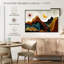 Paysage de montagne texturé abstrait-991330706-991330711