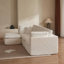 Canapé convertible en L avec repose-pieds-11625480