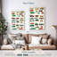 Tableau pour enfants Ashelle Transport Alphabet-108446157