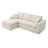 Compression 102" Wide Corduroy Sectional Sofa, All-High-Density Foam Construction, No Assembly-1289225698