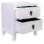 Brocha 45cm W Manufactured Wood Bedside Table