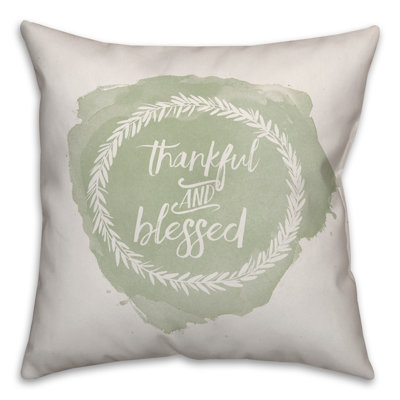  Coussin Thankful and Blessed
