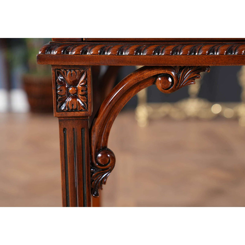 Commode argent acajou