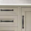 Paquet de 10 poignées d'armoire noires mates au centre de 6 pouces avec poignées de tiroir robustes en alliage de zinc pour cuisine-117179455-117179463