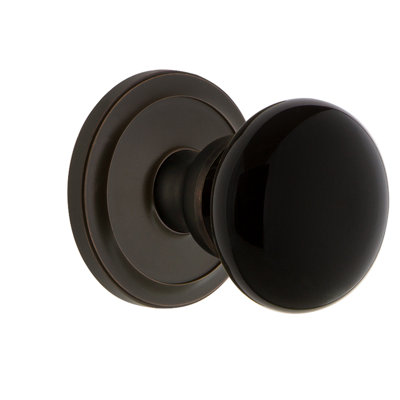 Grandeur Circulaire Rosette Double Dummy with Coventry Door Knob