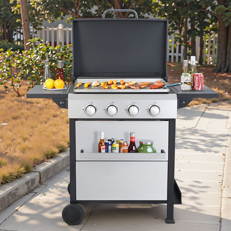 Barbecue au propane à 4 brûleurs