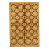 Handmade Silk and Wool Area Rug