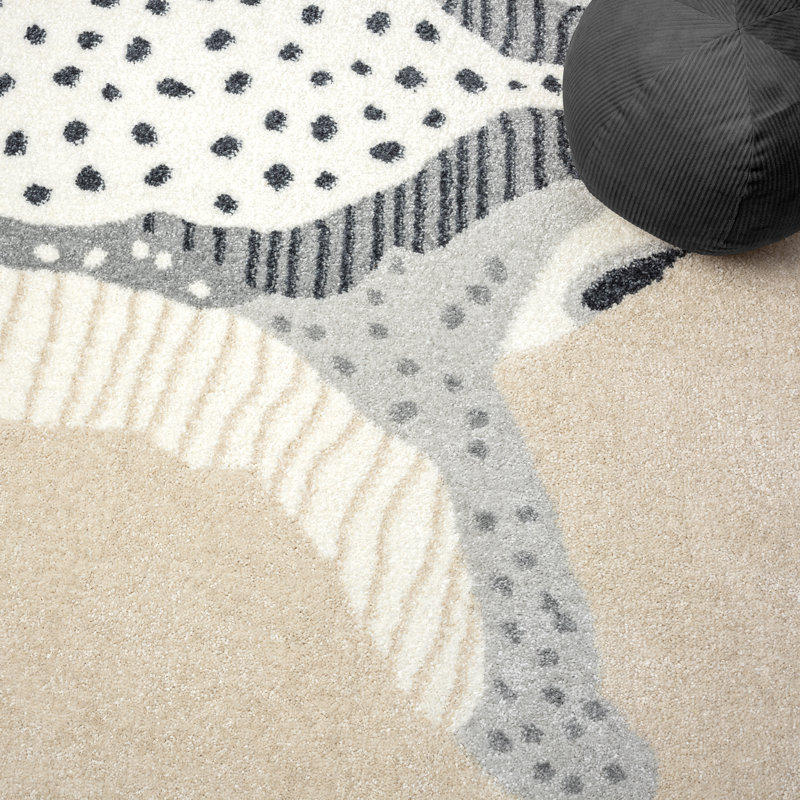 Animal Print Indoor Rug, Rectangle 5'3" x 7'6"