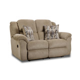 Birpal 66'' Upholstered Reclining Loveseat