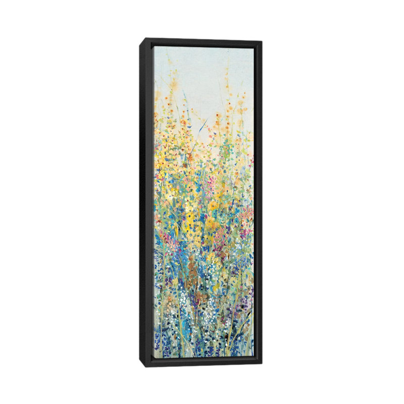 «Wildflower Panel III» par Timothy O 'Toole - impression panoramique sur toile tendue, H 36 po x l 12 po x P 1,5 po