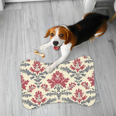 Tapis d'alimentation en forme d'os 1 pièce Regency Flourish