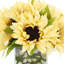 Faux Sunflowers in Vase-1031976618