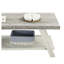Table basse bicolore beige et grise, Build & Gray, 122 cm (l) x 61 cm (p)