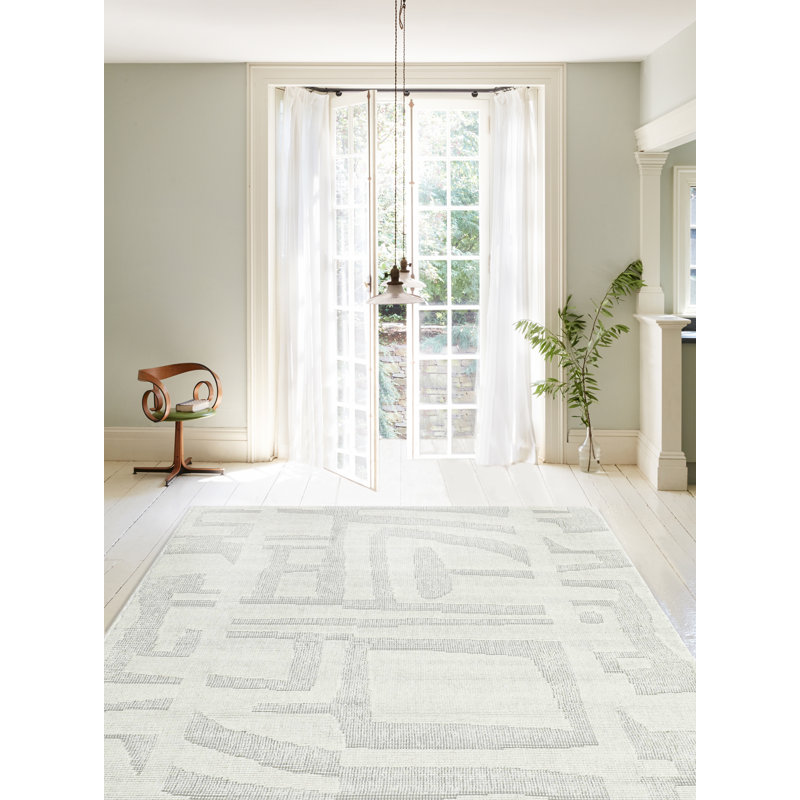 Totman Hand Tufted Wool Diablo Rug, Rectangle 2' x 3'