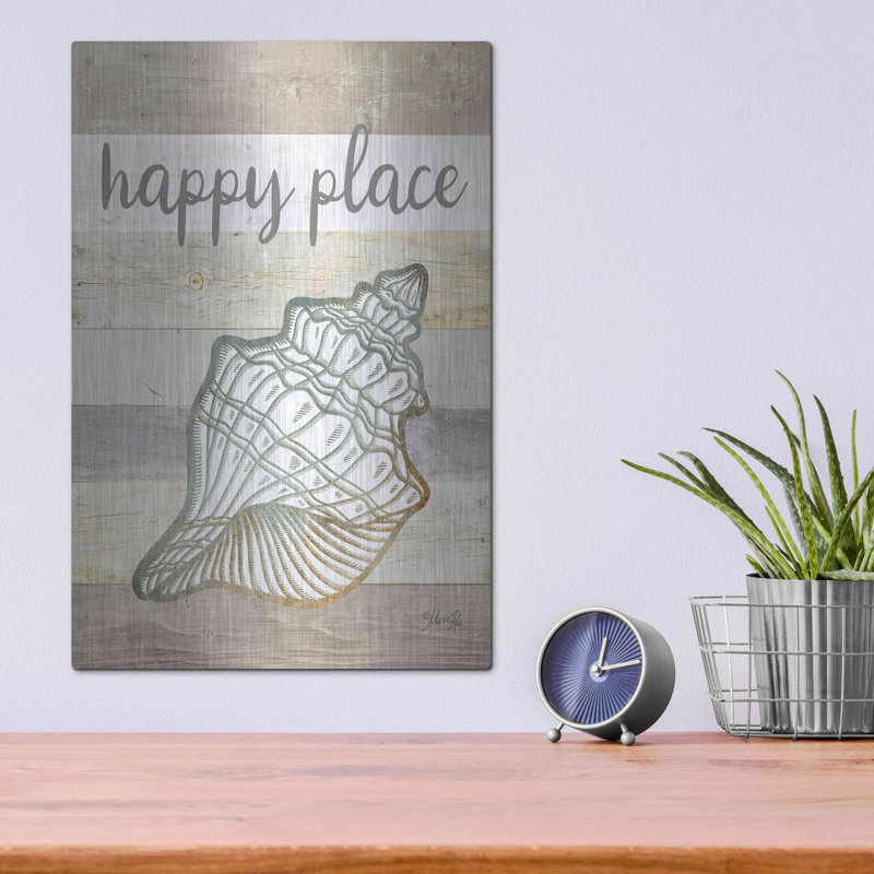 «Happy Place Shell» par Marla Rae, H 16 po x l 12 po