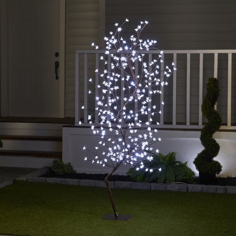Cerisier en fleur ‑ 336 lumières à DEL blanc froid et blanc chaud