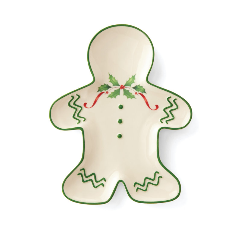 Lenox Gingerbread Man Bread and Butter Plate