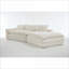 Canapés modulaires, canapé-lit modulaire minimaliste moderne, méridienne profonde pour salon, blanc | Blanc | Tissu-1903701153