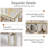 Jocqua 47.24'' Glass Top Console Table