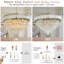 Lustre gradué à niveaux 17 lumières Melar-488844085