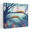 «Lounging Leopards Dreamy Peaceful Serene Cat Forest Landscape», reproduction d'art mural-347573549