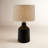 Lockwood Concrete Table Lamp with Linen Shade-106945984-106945983