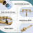 Brass 3 Hole Wall Mounted 8 In. Widespread Double Handle Bathroom Faucet With Brass Value-104550474