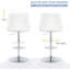 Tabouret de bar rotatif à hauteur ajustable Annasha-1042915014-1046951540