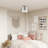 Bevil 2 - Light Drum Semi Flush Mount-1087481052